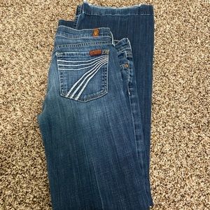 Size 29 7 for all mankind jeans